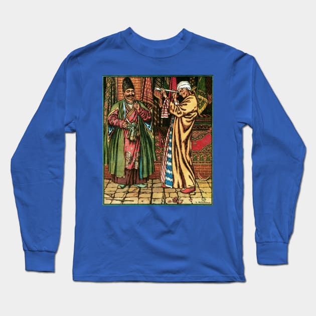 The Magic Carpet - Ivan Bilibin Long Sleeve T-Shirt by forgottenbeauty